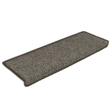 Stair Mats Self-adhesive Sisal-Look 30 pcs 65x21x4 cm Grey and Beige 3365884