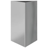 Garden Planter Triangular 50x43x75 cm Galvanized Steel 851181