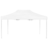 Professional Folding Party Tent Aluminium 4.5x3 m White 45495