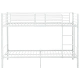 Bunk Bed without Mattress White Metal 90x200cm 287909
