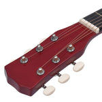 ZNTS Western Acoustic Cutaway Guitar with 6 Strings 38 Basewood 70130