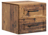 Wall-Mounted Bedside Cabinet 2 pcs Old Wood 34.5 x 33 x 40 cm 899332