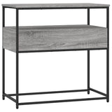 Console Table Grey Sonoma 75x40x75 cm Engineered Wood 834158