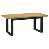 Dining Table NOAIN U-Shaped Legs 180x90x75 cm Solid Wood Pine 3328259