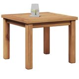 Coffee Table Brown 45 x 45 x 36 cm Solid Teak Wood 42002297
