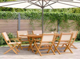 Garden Dining Set Beige 3281715