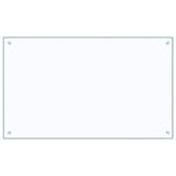 Kitchen Backsplash Transparent 100 x 60 cm Tempered Glass 249477
