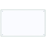 Kitchen Backsplash Transparent 100x60 cm Tempered Glass 249477