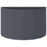 Planter Anthracite 60 x 30 x 35 cm Steel 883698