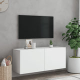 TV Cabinet Wall-mounted White 100x30x41 cm 836966