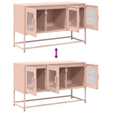 ZNTS TV Cabinet Pink 100.5x39x60.5 cm Cold-rolled Steel 853339