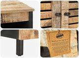 Storage Cabinets Natural 60 x 33 x 75 cm Solid Mango Wood 4018869