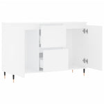 ZNTS Sideboard White 104x35x70 cm Engineered Wood 827196