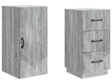 Cabinet Set 2 pcs Grey Sonoma 33 x 34.5 x 87 cm Engineered Wood 3416814