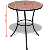 Bistro Table Terracotta 60 cm Mosaic 41528