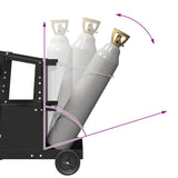 Welding Trolley Black 91 x 47 x 96 cm Steel 42010371