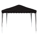 Pop-up Party Tent 288 x 288 x 245 cm Black Oxford Fabric 42019755