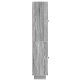 Cabinet Set 2 pcs Grey Sonoma 34.5 x 33 x 90 cm Engineered Wood 3416373