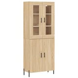 Highboard Sonoma Oak 69.5x34x180 cm Engineered Wood 3198220