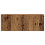 Wall Mounted TV cabinets 8 pcs Old Wood Engineered Wood 3328953