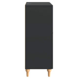 Sideboard with Drawer Black 66 x 34.5 x 90 cm Engineered Wood 894166
