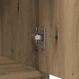 Sideboard with Drawer Artisan Oak 80x34x76 cm Engineered Wood 861543