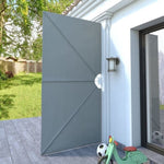 Collapsible Terrace Side Awning Grey 300x150 cm 44564