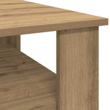 Coffee Table Artisan Oak 60x60x42 cm Engineered Wood 855795
