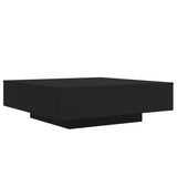 Coffee Table Black 100x100x31 cm Engineered Wood 836596