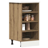 Bottom Cabinet Riga Artisan Oak 40x44.5x81.5 cm Engineered Wood 854210