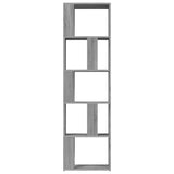Book Cabinet Grey Sonoma 45x24x160 cm Engineered Wood 826376