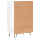 Sideboards 2 pcs High Gloss White 40x35x70 cm Engineered Wood 831057