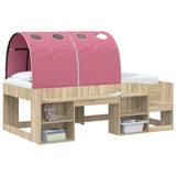 Bed Tunnel 2 pcs Pink 211 x 67.5 x 2 cm Polyester 893711