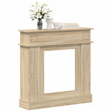 Fireplace Surround Sonoma Oak 102 x 26 x 100 cm Engineered Wood 8006644