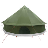 Tipi Tent Olive Green 400 x 400 x 250 cm Polyester and Steel 42029028