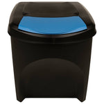 Stackable Dustbins 4 pcs Anthracite 100 L 316185