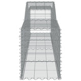Arched Gabion Basket 400x50x60/80 cm Galvanised Iron 153533