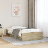 Bed Frame Sonoma Oak Engineered Wood Single Bed Frame 3295711
