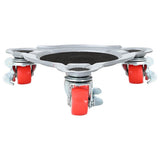 Furniture Rollers 4 pcs with Lifter 14.5x13.5x4 cm Steel 400 kg 42002557