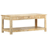 Coffee Table 110x50x45 cm Hand Painted Solid Mango Wood 286146