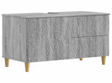 2 Piece Bathroom Cabinet Set DELFT Grey Sonoma Engineered Wood 3417708
