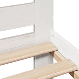 Bed Frame without Mattress White 180x200 cm Super King Solid Wood Pine 3309888