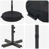 Garden Parasol with Base 300 x 300 cm Polyester Rectangular 42036235