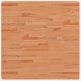 Table Top 80x80x1.5 cm Square Solid Wood Beech 355970