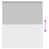 Roller Blind Blackout Light Grey 135x175 cm Fabric Width 131.6 cm Polyester 4011421