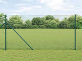 Outdoor Welded Wire Fence Ground Fix 10 x 1.5 m Green Mesh 3351704