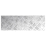 Stair Tread Rectangular 4 pcs Silver 60 x 20 cm Aluminium 4104254