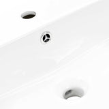 Basin White 53 x 44 x 37 cm Glazed Ceramic 143015