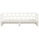 Pull-out Day Bed without Mattress White 2x cm 820233
