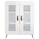 Sideboard High Gloss White 69.5x34x90 cm Engineered Wood 827758